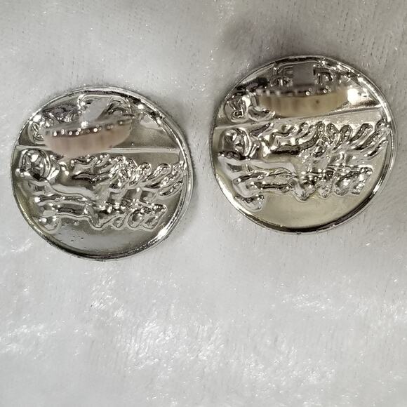 Sarah Cov. clip on patented one inch earrings 1.1437 - Picture 14 of 16